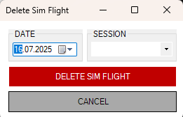 Delete Simlog Dialog